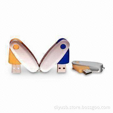 4GB USB Flash Drives, 5-year Warranty, Full Capacity Chips, Customized Colors/Shapes Welcome
